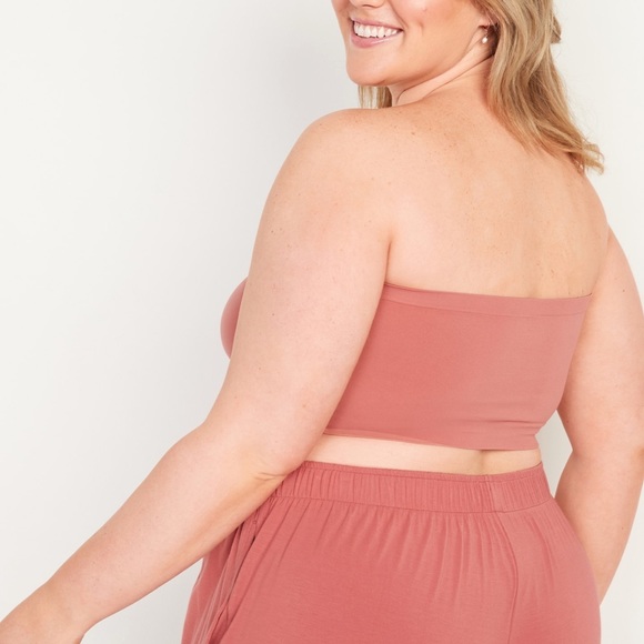 NWT OLD NAVY Seamless Bandeau Bralette Top Color: Spice Girl SIZE XLARGE - Picture 7 of 8
